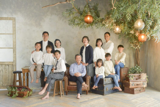 長寿　長寿撮影　還暦　金婚式　米寿　夫婦　家族　大家族　撮影　スタジオ　写真
