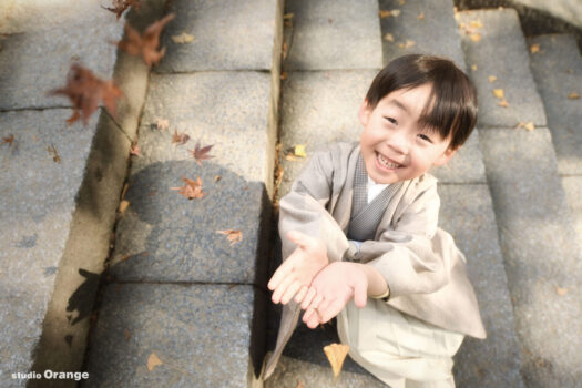 奈良市春日大社　七五三出張撮影写真　5歳男の子