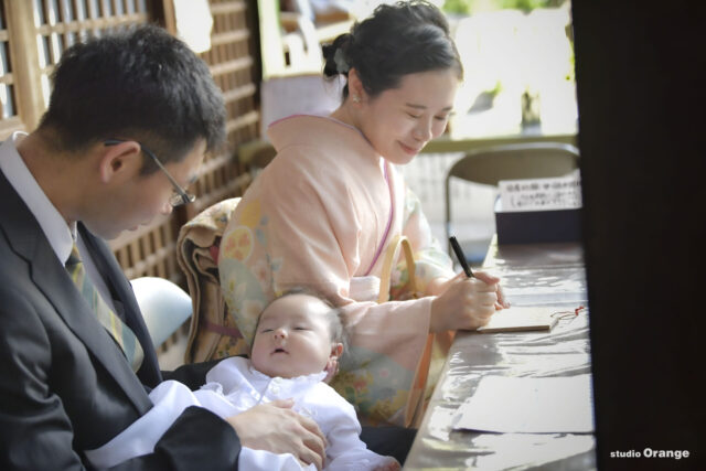 帯解寺でお宮参りの出張撮影