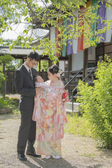 帯解寺でお宮参りの出張撮影