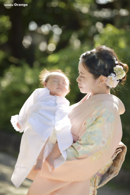 帯解寺でお宮参りの出張撮影