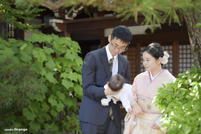 帯解寺でお宮参りの出張撮影