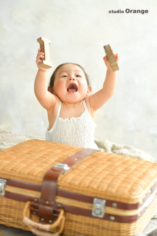 奈良市　写真館　フォトスタジオ　お誕生日　バースデー