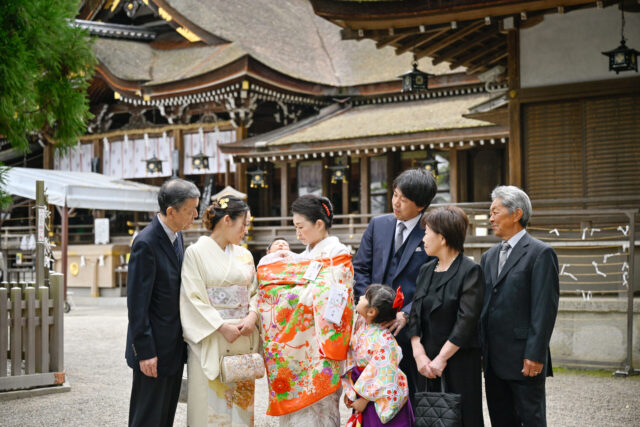 大神神社でお宮参り