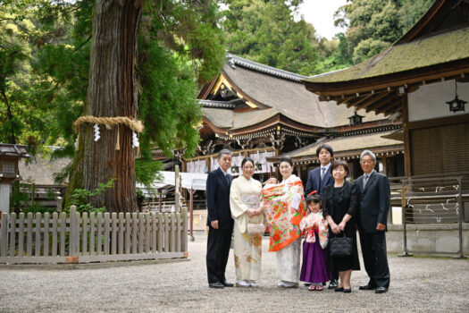 大神神社でお宮参り