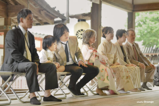 奈良市手向山八幡宮　お宮参り出張写真撮影　3ヶ月女の子