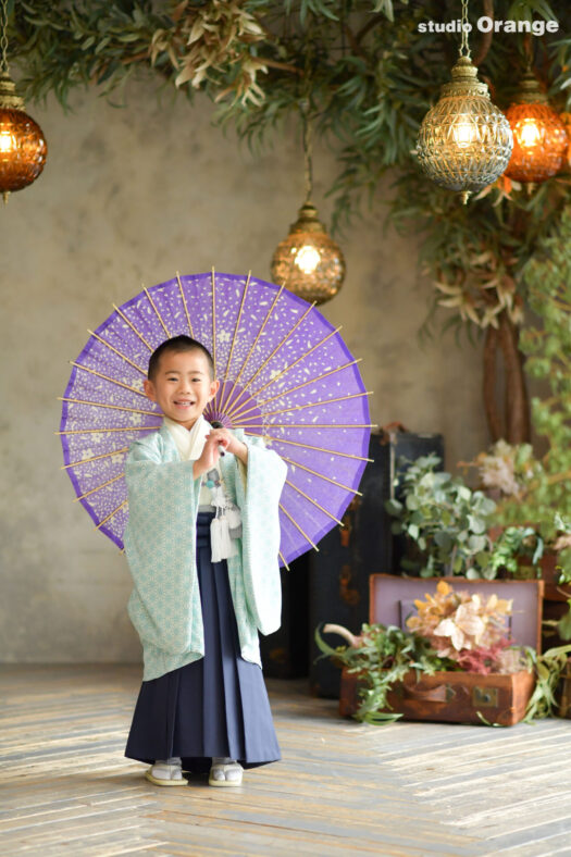 奈良県　奈良市　写真　写真館　フォトスタジオオレンジ　七五三　兄妹　バースデー　バースデーフォト　成人式　成人式前撮り　お宮参り　