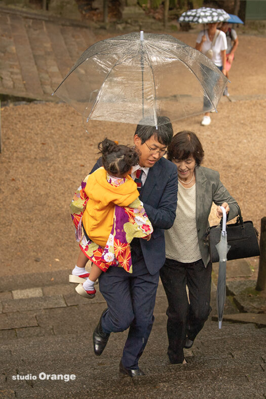 春日大社　七五三出張撮影写真　3歳女の子