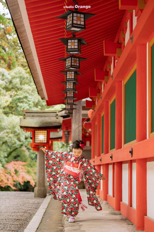 石上神宮　七五三出張写真撮影　7歳女の子