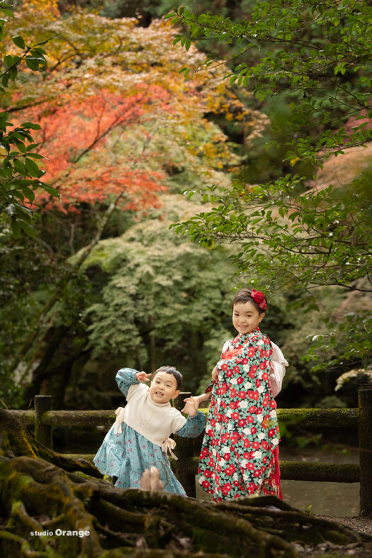 石上神宮　七五三出張写真撮影　7歳女の子